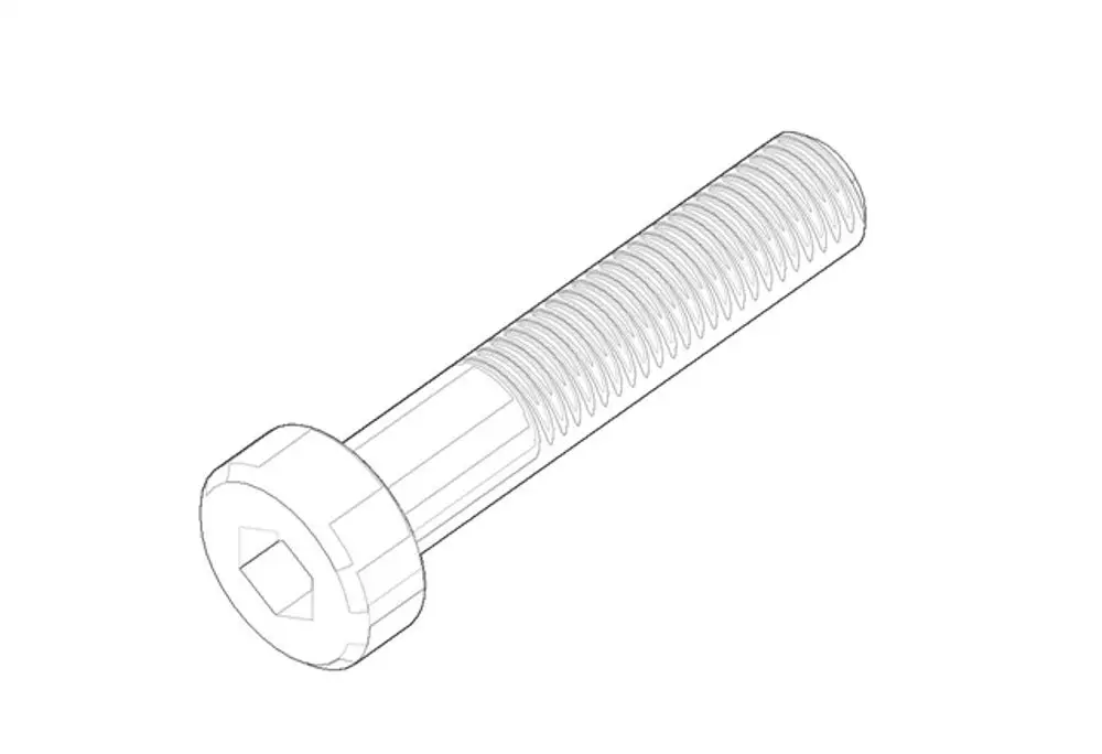 DORNBRACHT Befestigung Zylinderschraube ERSATZTEILE 093030075 M4 x 20 mm, 09303007590 Galeriebild 1